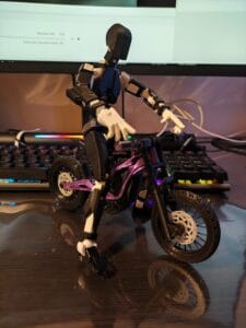 Mini Surron + Dummy 13 robot skala(150%)